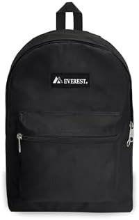 Everest Luggage Basic Backpack, Black, Medium