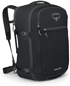 Osprey Daylite 44L Carry-On Travel Pack, Black