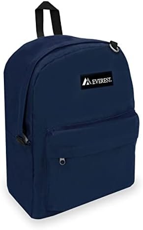 Everest Luggage Classic Backpack, Navy, Large