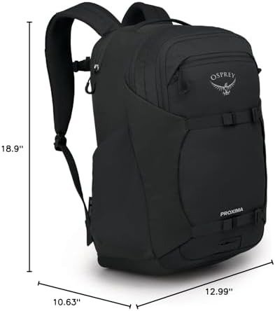 Osprey Proxima Laptop Commuter Backpack, Black Osprey proxima laptop commuter backpack review 2024